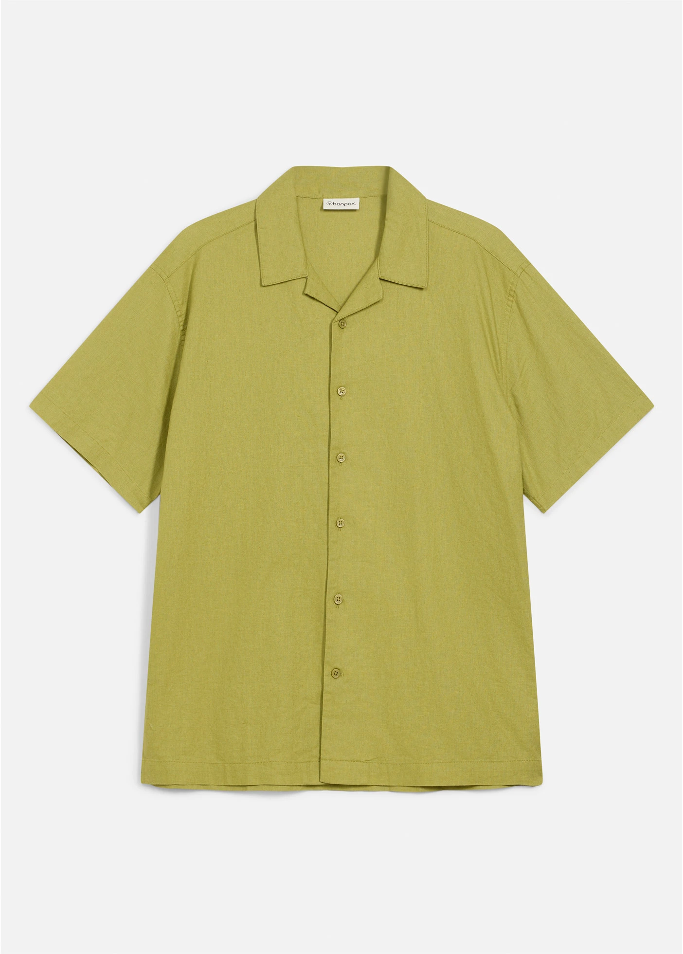 Chemise manches courtes légère, ample • olive doré • Boutique bonprix