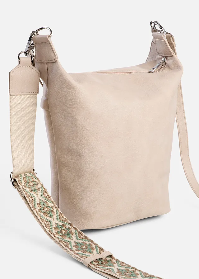 Schoudertas van Marco Tozzi, Kleur: taupe