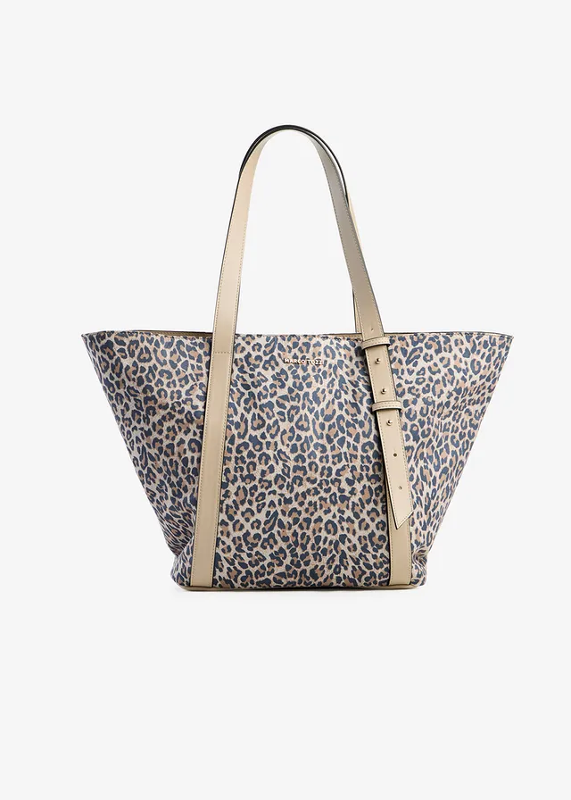 Cabas Marco Tozzi, Couleur: beige sable-noir-beige crème léopard