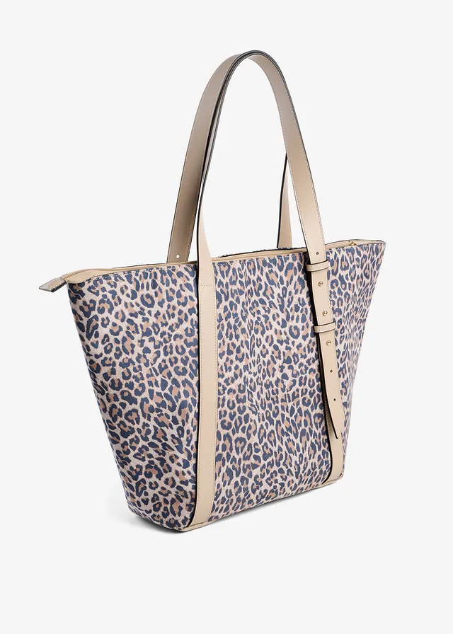 Cabas Marco Tozzi, Couleur: beige sable-noir-beige crème léopard