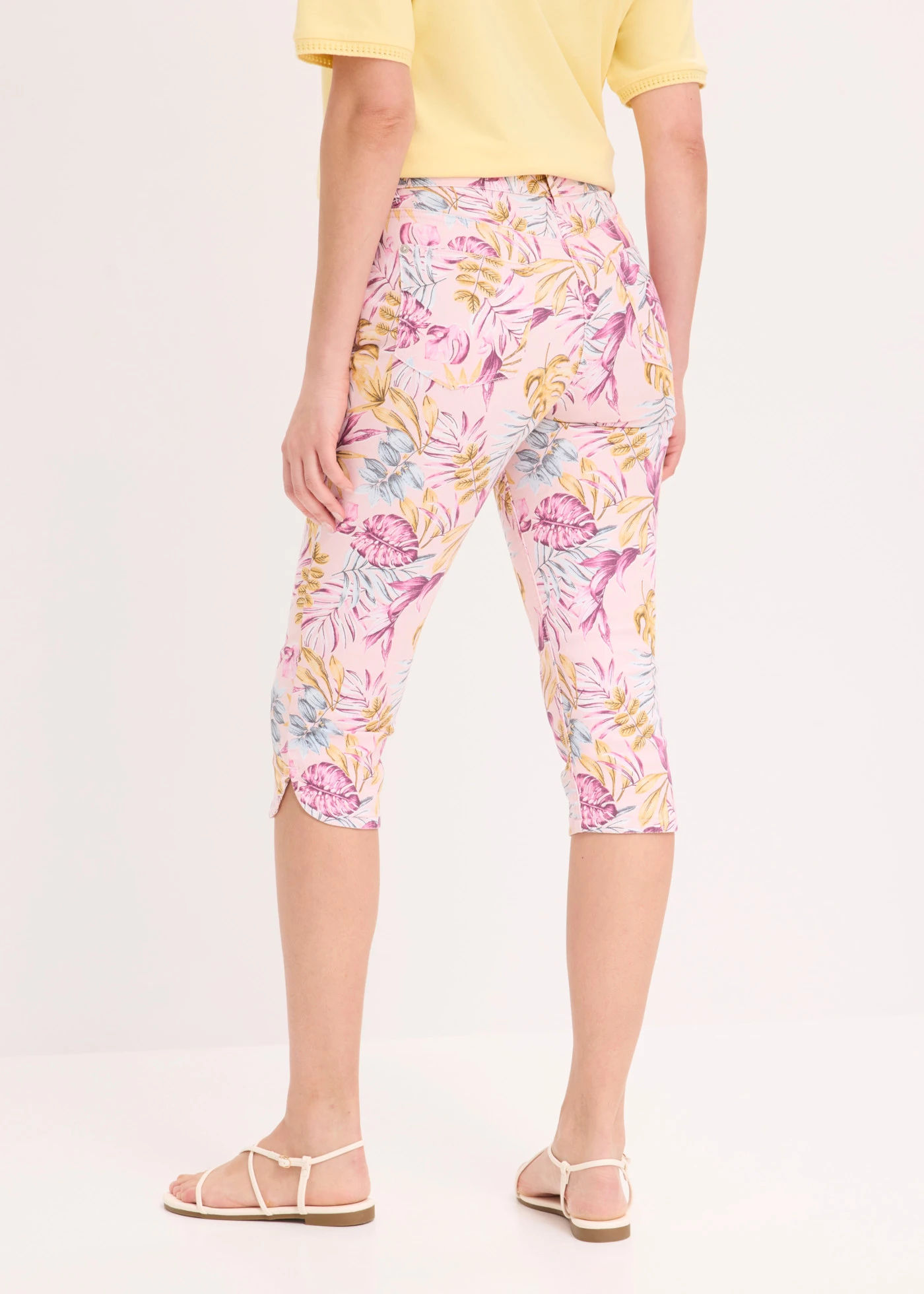 Pantalon corsaire • rose cristal/marron • Boutique bonprix