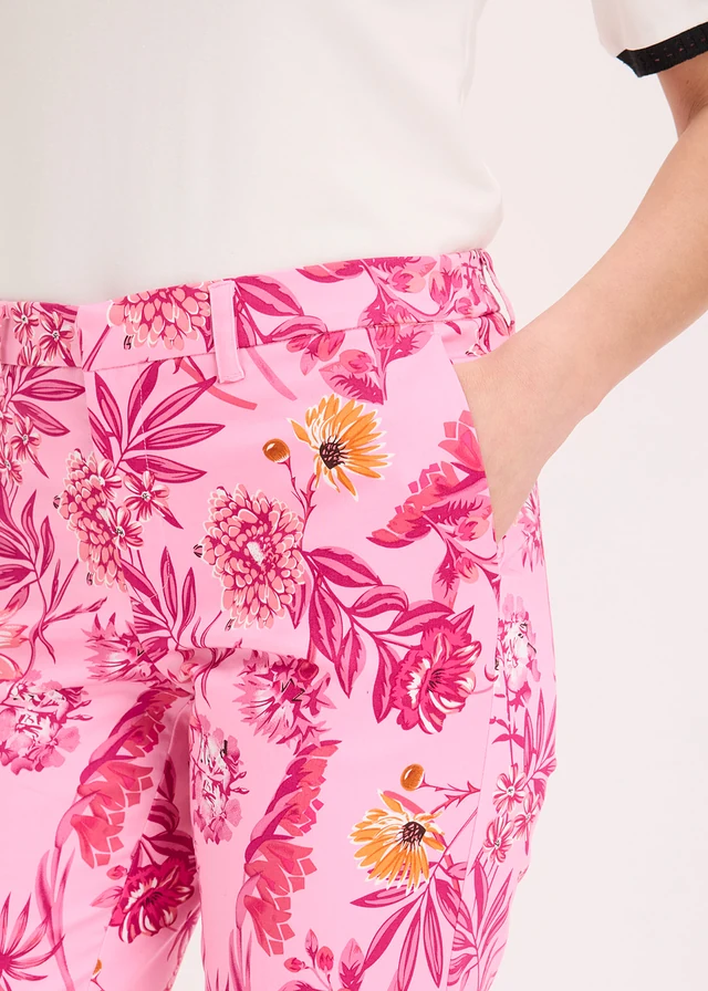 7/8 stretch broek • roze gebloemd • product-page.page-title-suffix