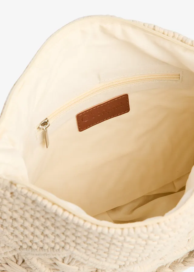 Sac à bandoulière en macramé • beige naturel • product-page.page-title-suffix