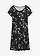 Robe en jersey viscose extensible, Couleur: noir floral