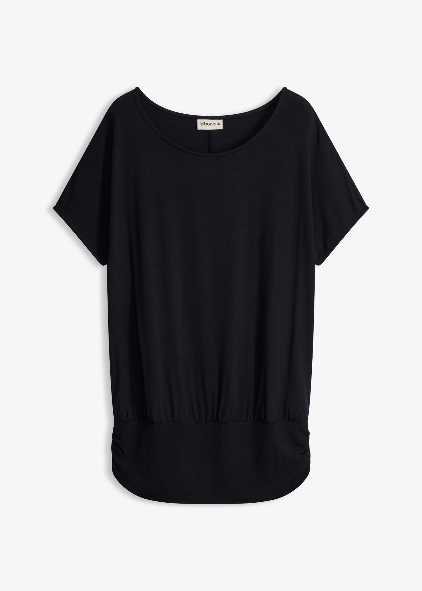 T-shirt doux en viscose extensible • noir • Boutique bonprix