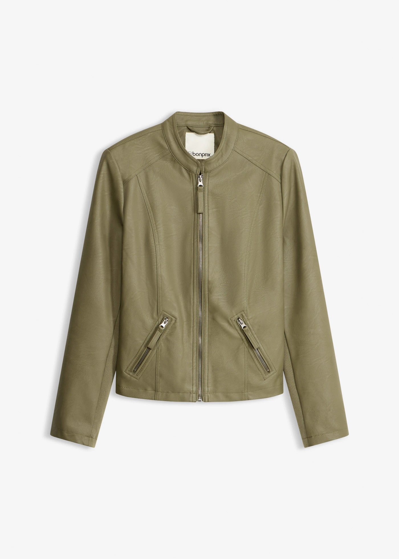 Veste enduite en viscose • olive • Boutique bonprix
