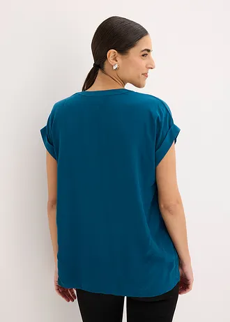 Tuniek van viscose • blauwpetrol • bonprix online shop