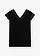 T-shirt doux en viscose extensible, Couleur: noir