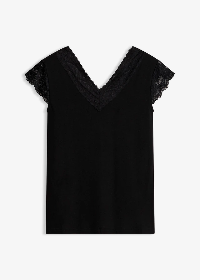 T-shirt doux en viscose extensible