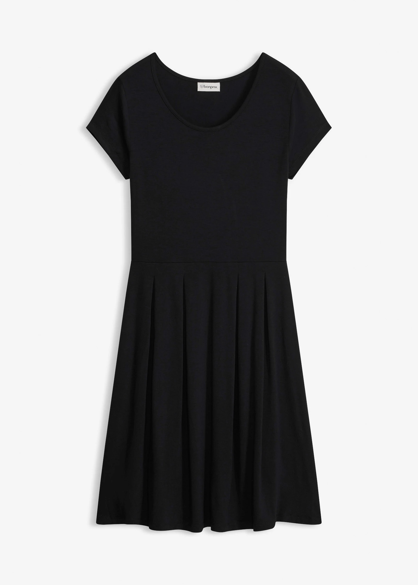 Robe en jersey viscose • noir • Boutique bonprix