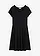 Robe en jersey viscose extensible, Couleur: noir