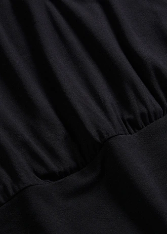 Bluză din material moale cu viscoză • negru • magazin bonprix