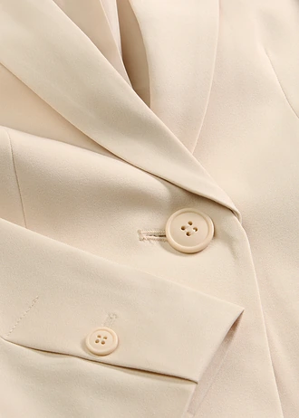 Blazer avec bouton, Couleur: sable clair