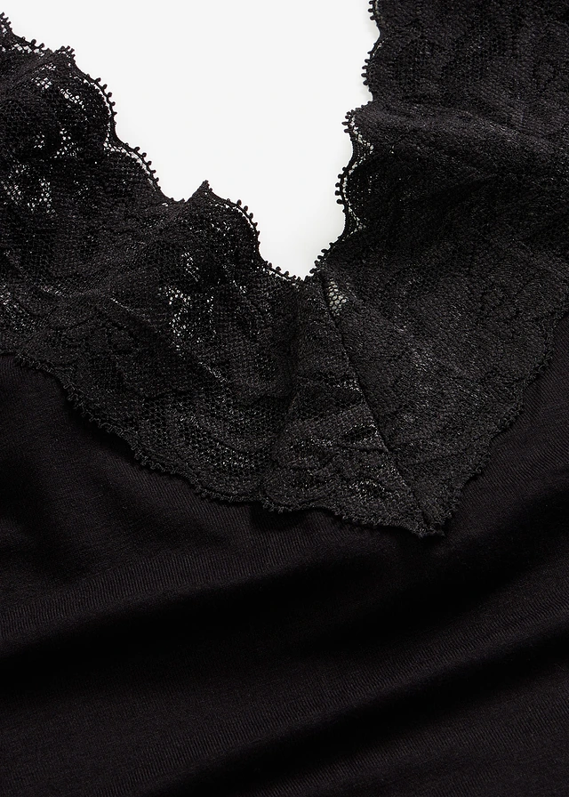 T-shirt doux en viscose extensible • noir • product-page.page-title-suffix