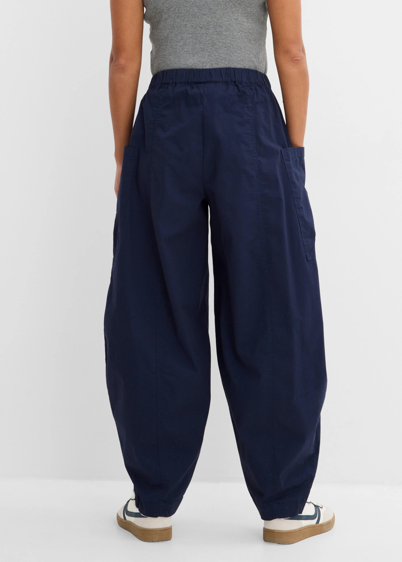 Ballonbroek van een elastische katoenmix • donkerblauw • bonprix online shop