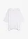 Oversize triko ze splývavé viskózy, barva: bílá