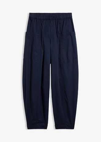 Ballonbroek van een elastische katoenmix • donkerblauw • bonprix online shop