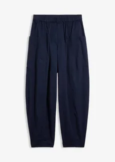 Pantalon en twill de coton extensible • bleu foncé • Boutique bonprix