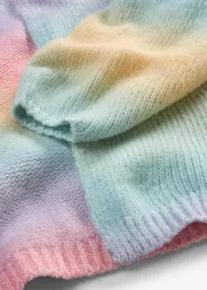 Pletený kabátek ze silnější pleteniny, z měkké vlněné směsi • světle modro-růžovo-žluto-fialová jiné • bonprix obchod