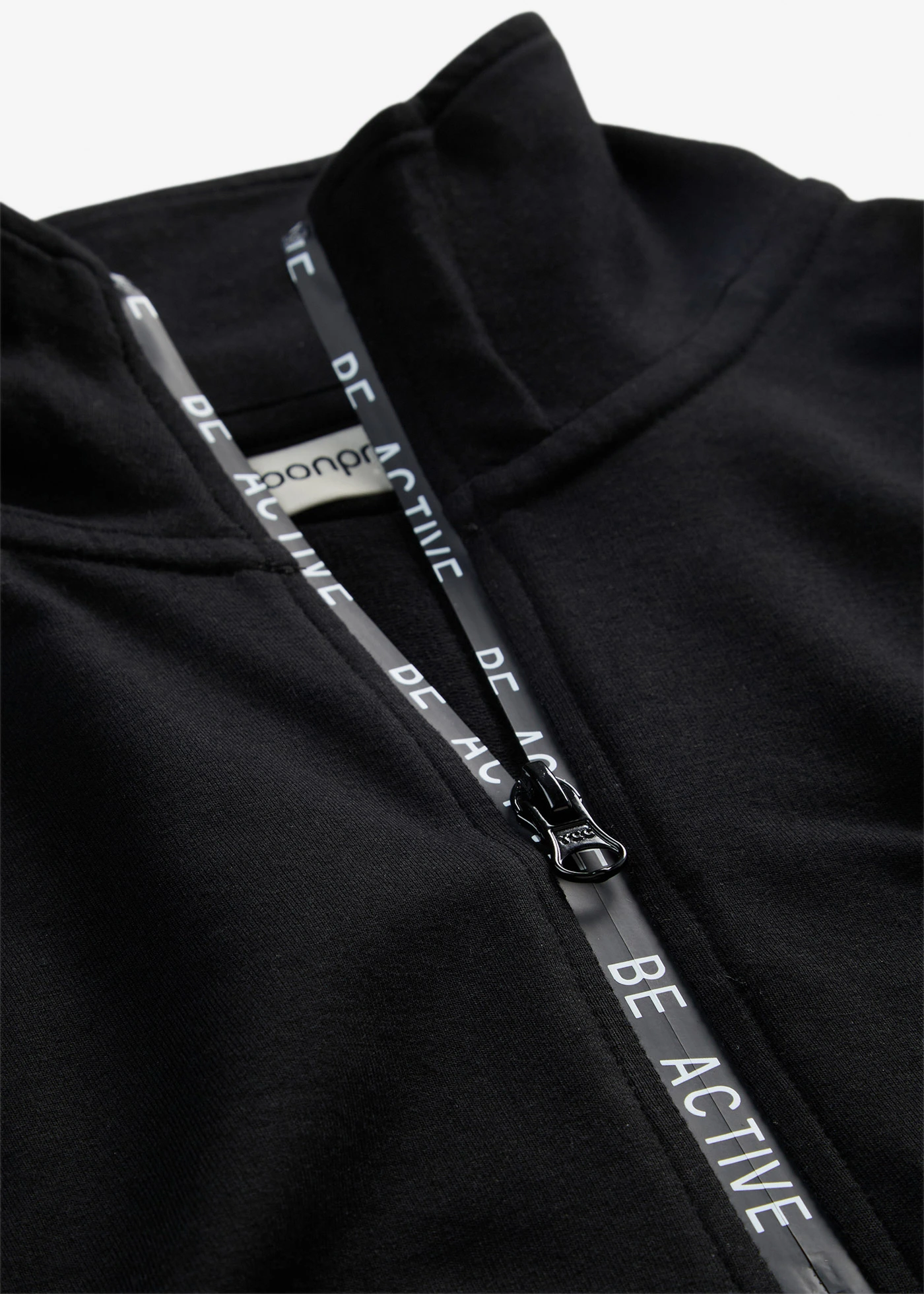 Zachte sweatjurk • zwart met print • bonprix online shop