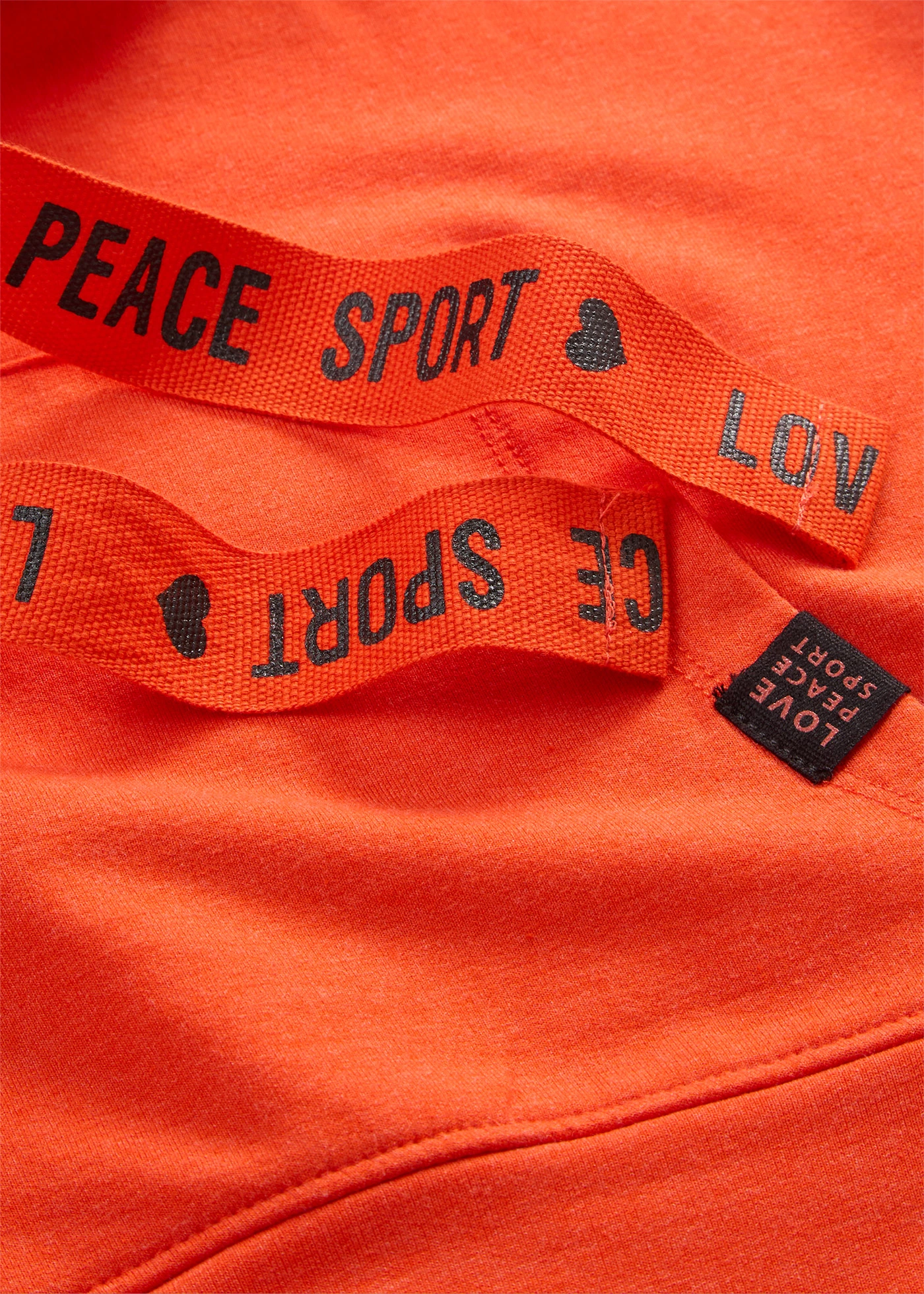 Bluza z kapturem, z miękkiego materiału z wiskozą • czerwona pomarańcza • sklep bonprix