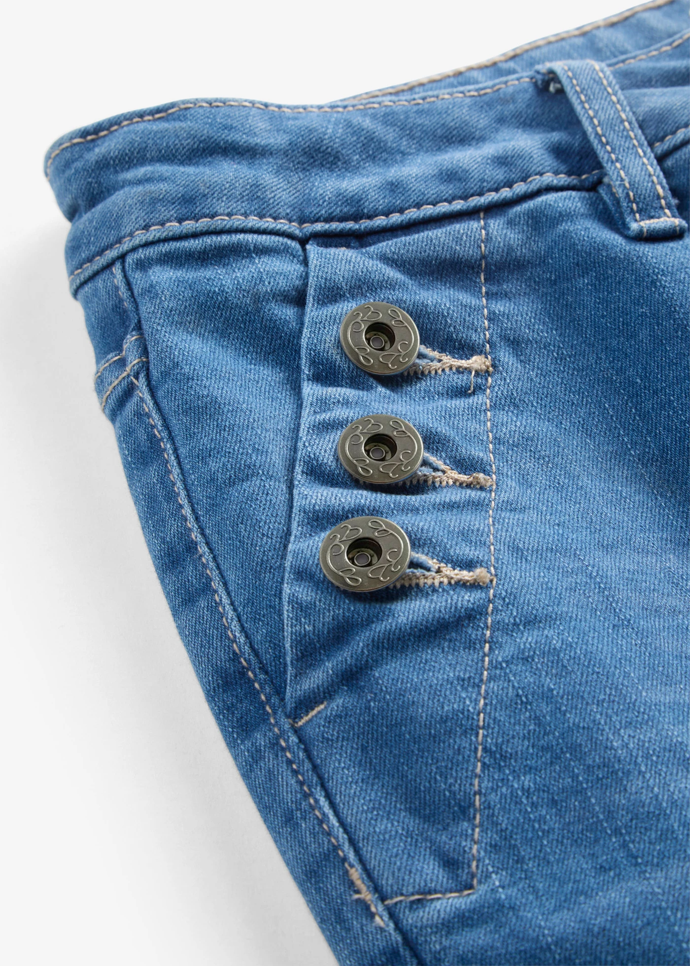 Flared jeans mid waist met biologisch katoen • blue stone • bonprix online shop