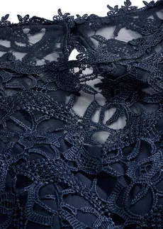 Sukienka koronką • granatowy • sklep bonprix