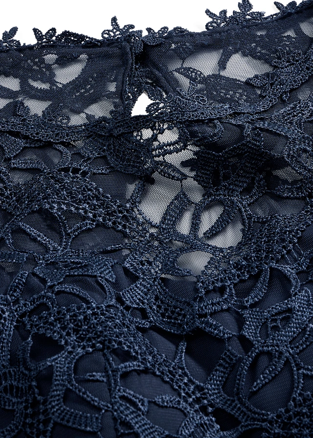 Robe courte à dentelle • bleu foncé • product-page.page-title-suffix