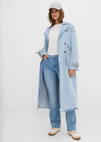 Strečové džíny Flared, Mid Waist • světle modrý denim • bonprix obchod