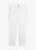 Stretch jeans mid waist, straight, Kleur: wit