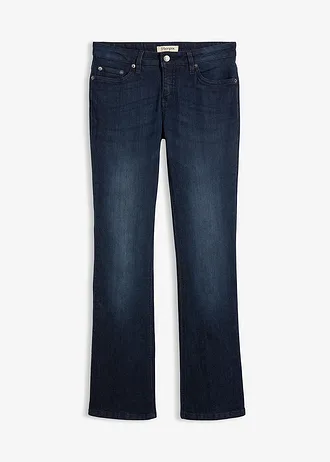 Bootcut stretch jeans, mid waist