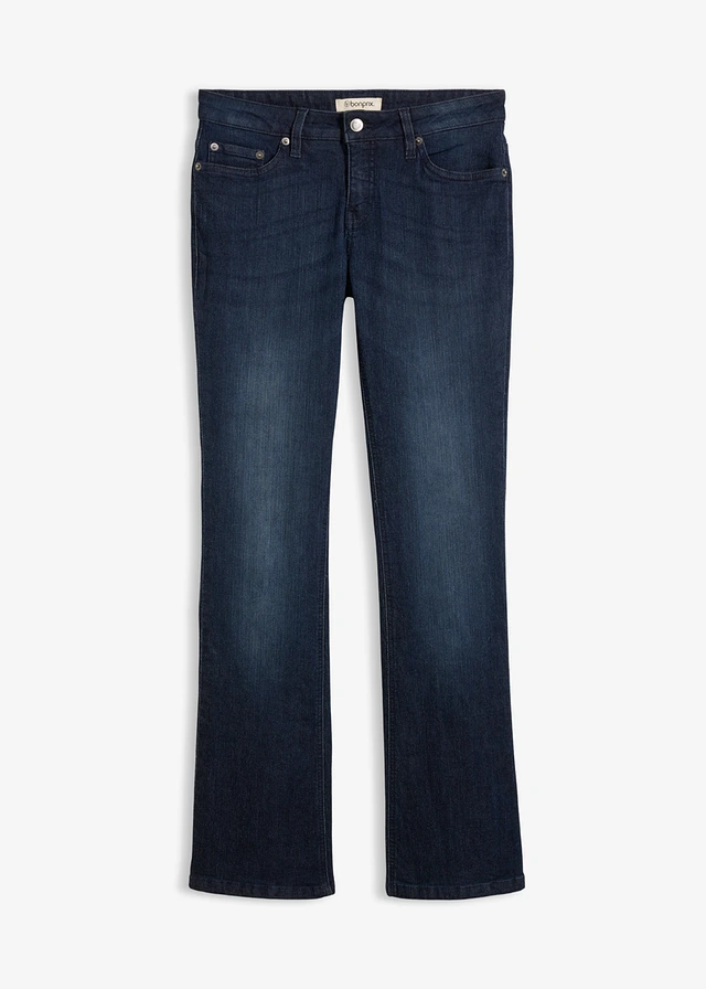 Jean bootcut taille mi-haute, extensible