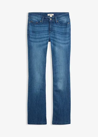 Bootcut stretch jeans, mid waist