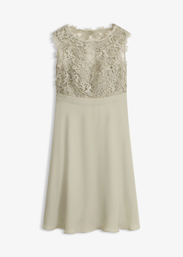 Robe courte à dentelle
