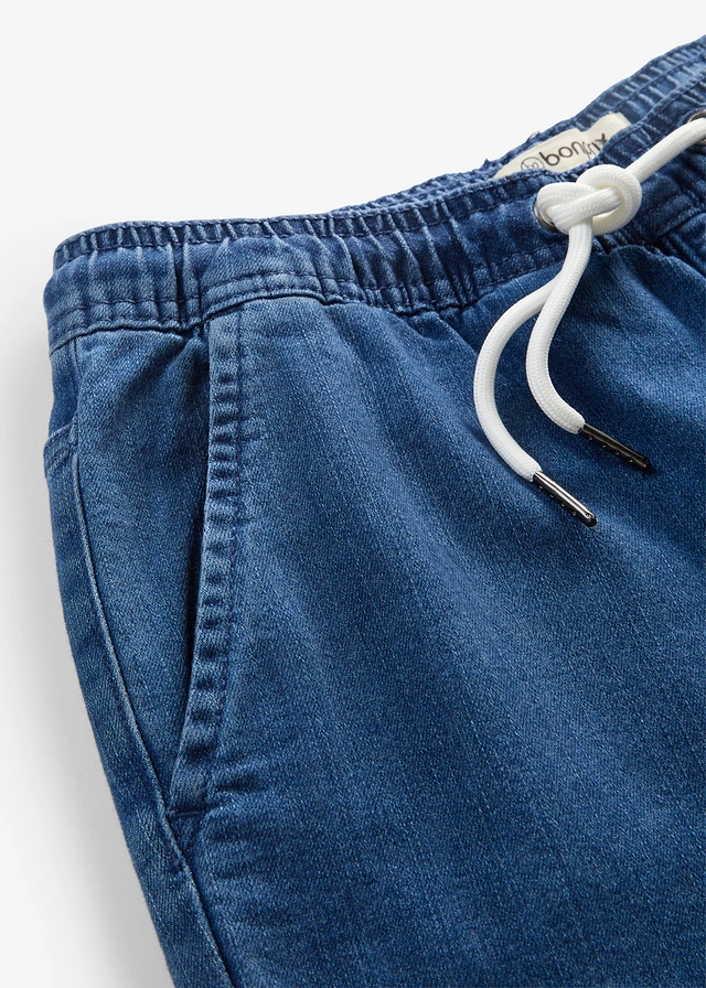 Jean large taille mi-haute, extensible • bleu denim • product-page.page-title-suffix