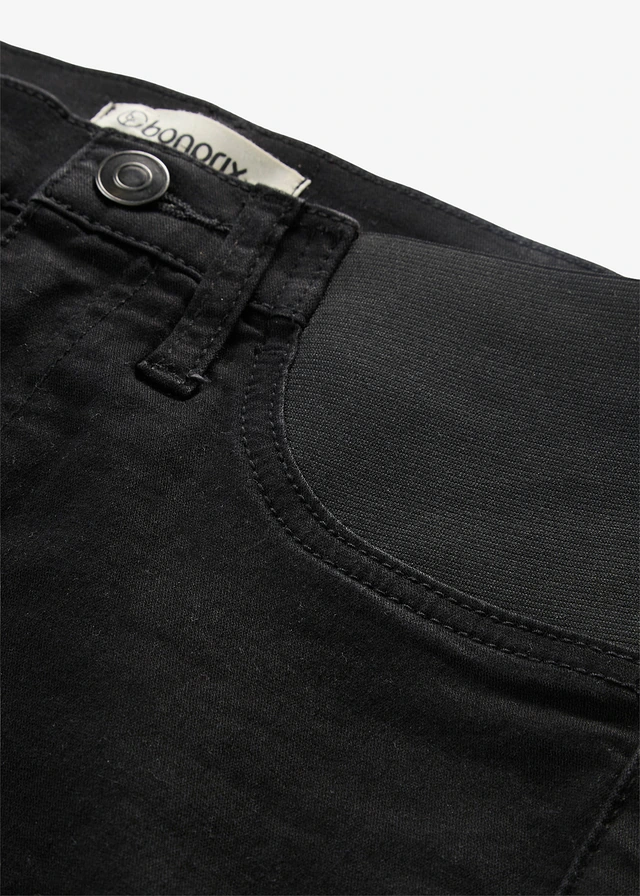 Jean skinny taille mi-haute, extensible • noir denim • product-page.page-title-suffix
