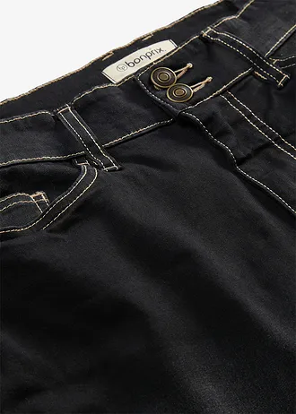 Super strečové džíny Slim Fit, High Waist • černá stone used • bonprix obchod
