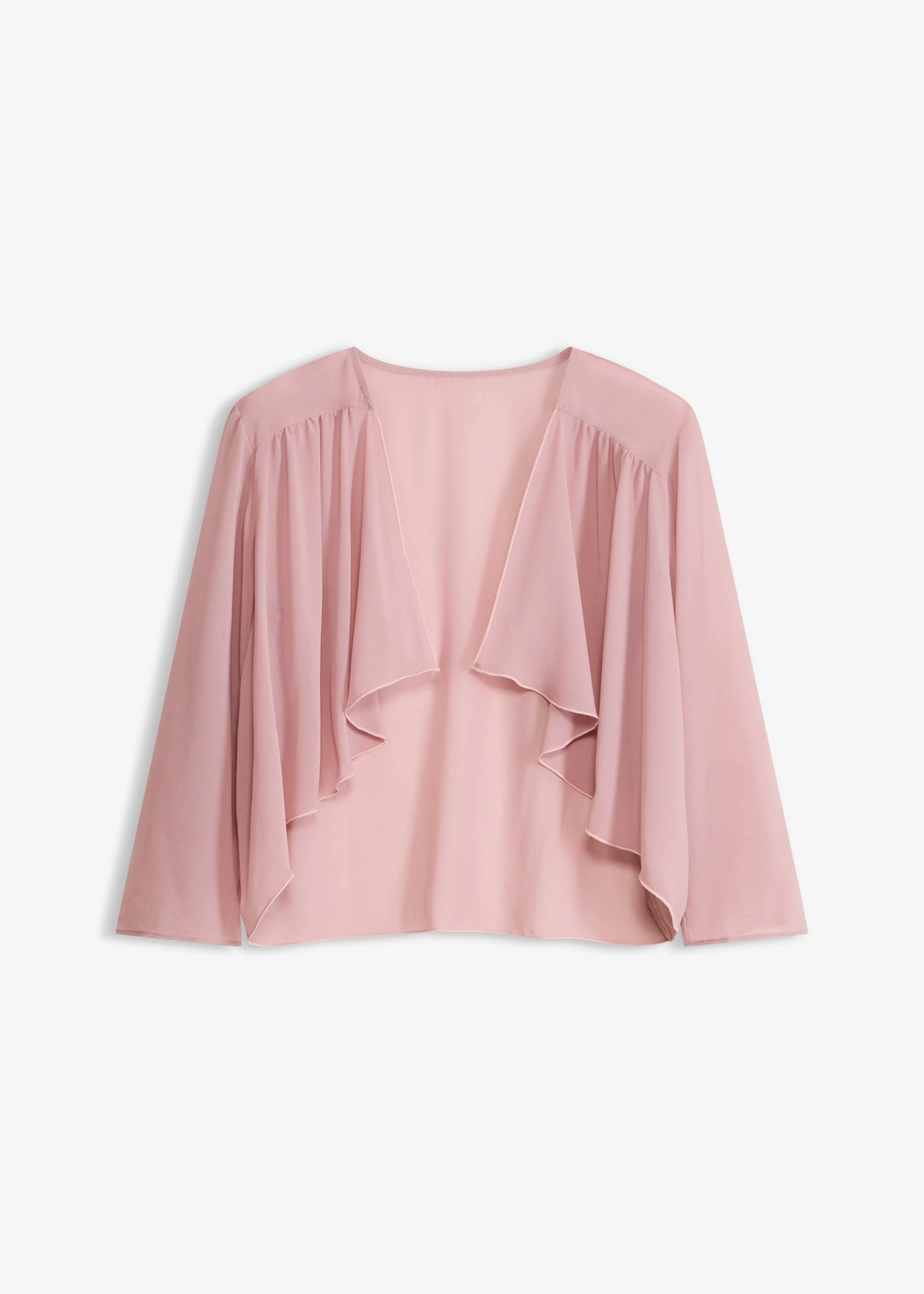 Bolero van elegant chiffon • rozenhout • bonprix online shop