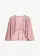 Bolero van elegant chiffon, Kleur: rozenhout