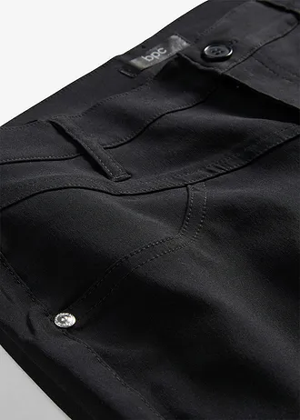 Bengaline stretch broek, bootcut • zwart • bonprix online shop