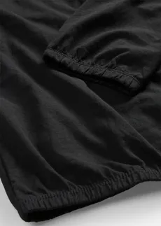 Triko s dlouhým rukávem a průvlekem na gumičku, z čisté bavlny • černá • bonprix obchod