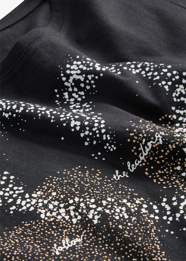 Katoenen shirt met hart van biologisch katoen • zwart • product-page.page-title-suffix