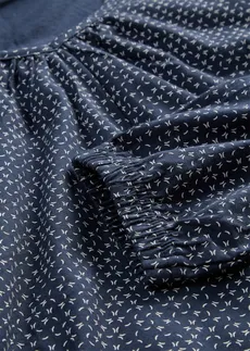 Triko z čisté organické bavlny • tmavě modrá s potiskem • bonprix obchod