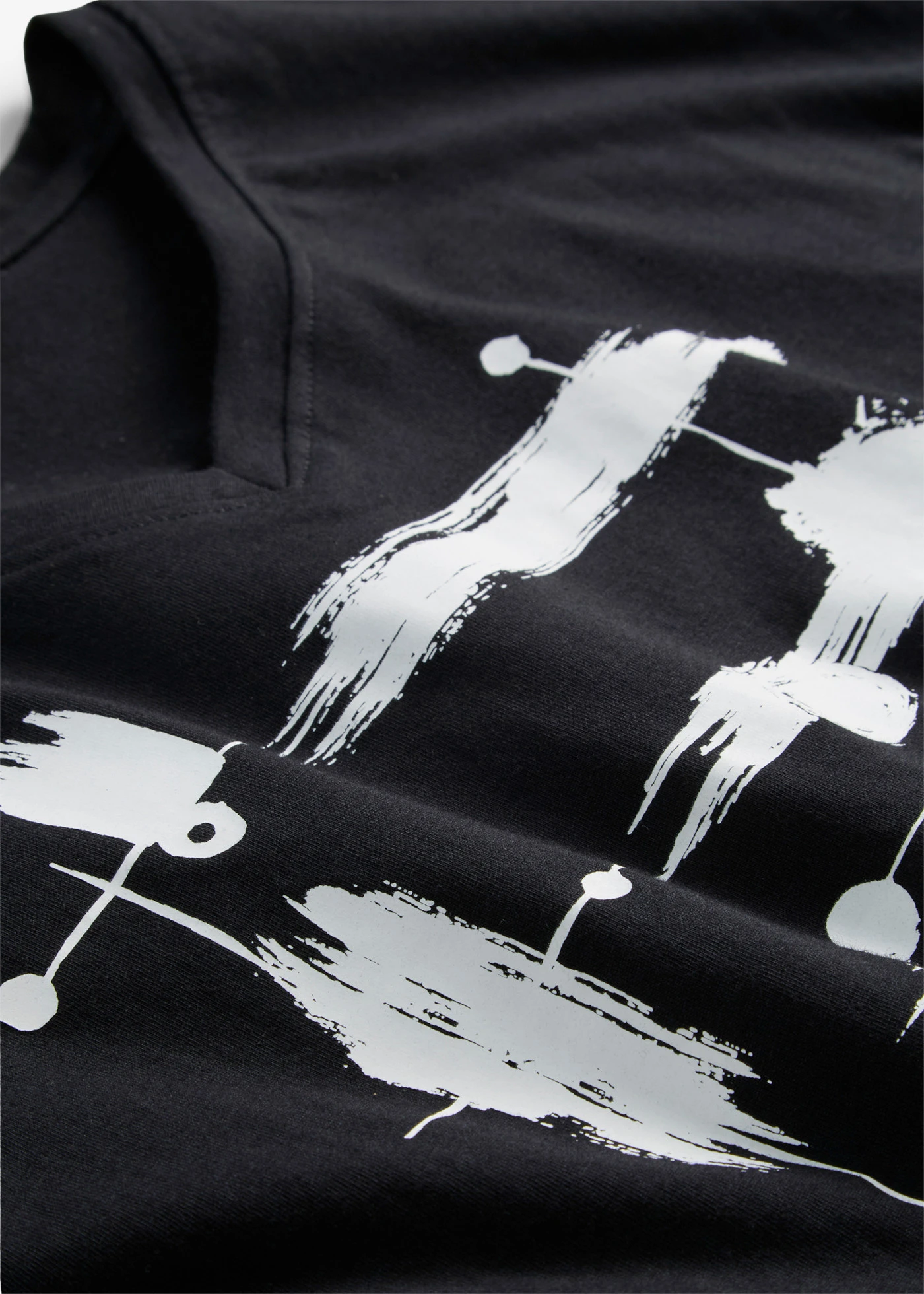 T-shirt • noir-blanc imprimé • Boutique bonprix