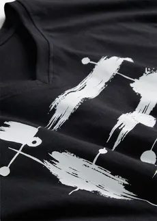 T-shirt • noir-blanc imprimé • Boutique bonprix