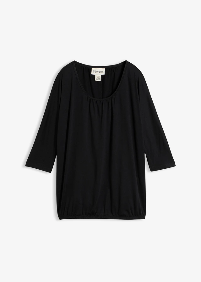 T-shirt oversize en viscose mélangée