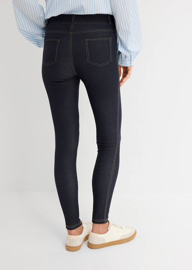 Legging effet jean, Couleur: bleu denim