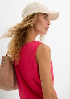 Dlouhý top z čisté bavlny (5 ks v balení) • ibiškově pink + světle šedý melír + bílá + černá + tmavě modrá • bonprix obchod