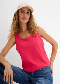 Dlouhý top z čisté bavlny (5 ks v balení) • ibiškově pink + světle šedý melír + bílá + černá + tmavě modrá • bonprix obchod