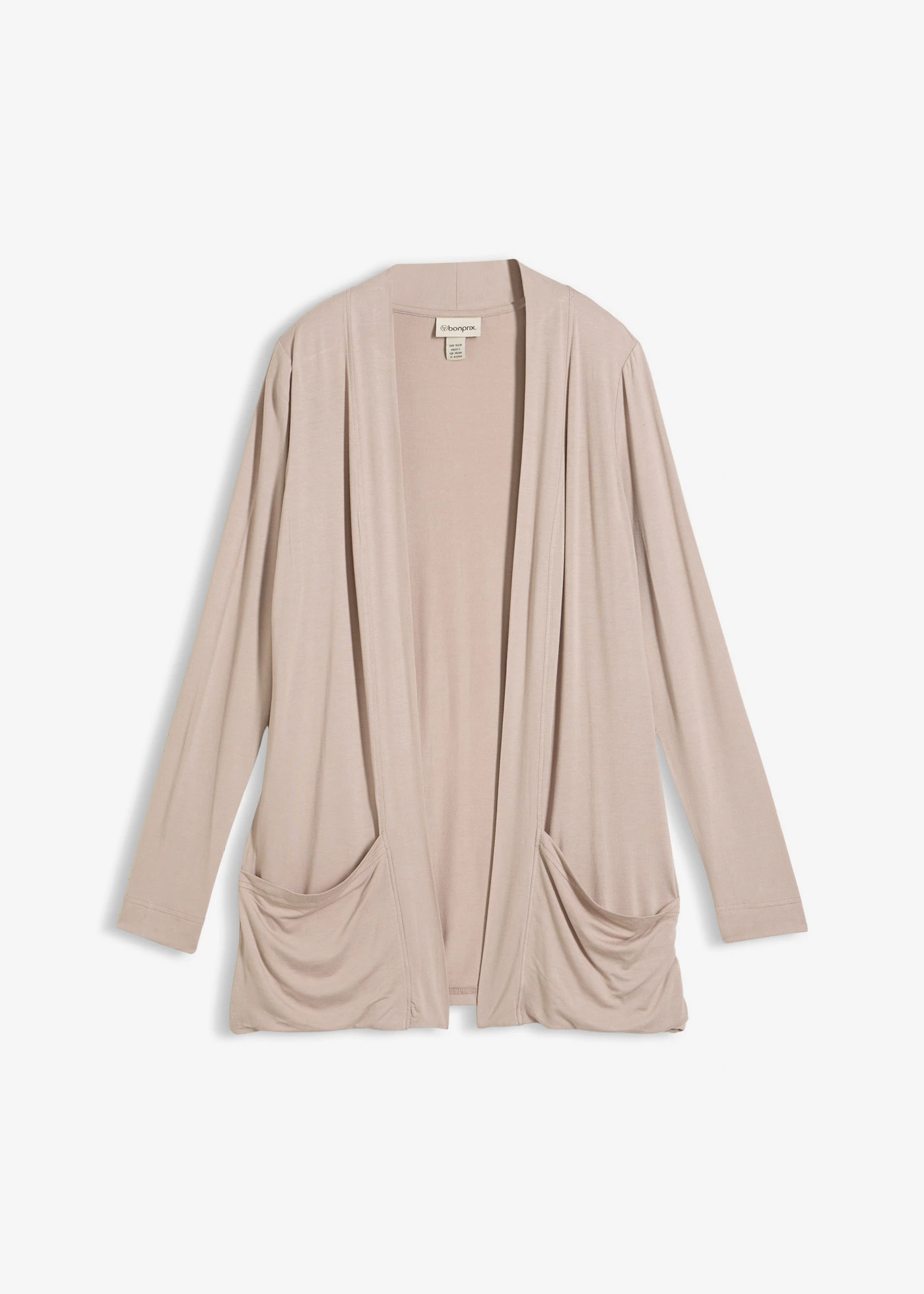 Gilet en jersey doux • grès • Boutique bonprix